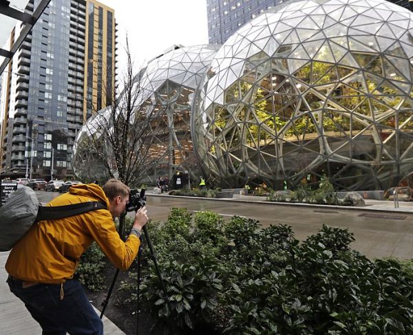 Amazon открыл офис-лес посреди Сиэтла
