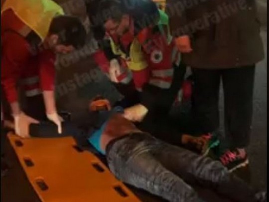 Бежал через шесть полос: в сети показали видео серьезного ДТП в Киеве