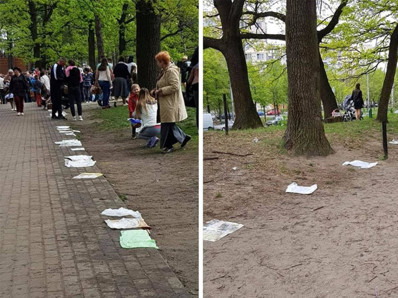 Главное — на коленях постоять: в сети возмутились поведением киевлян на Пасху (фото)