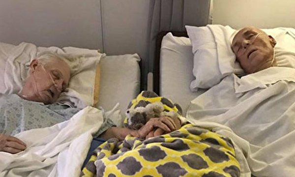 Муж и жена прожили вместе 62 года и умерли, держась за руки, с разницей в полтора часа: трогательные фото