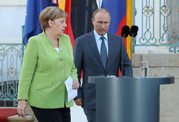 Украина, СП-2 и Сирия. Встреча Меркель с ПутинымСюжет