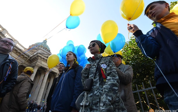 В России заблокировали проукраинскую акцию