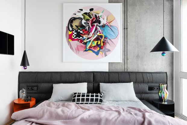 VOV-apartment: эффектный дизайн двухуровневой квартиры в Киеве
