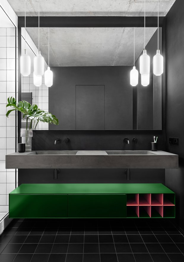 VOV-apartment: эффектный дизайн двухуровневой квартиры в Киеве