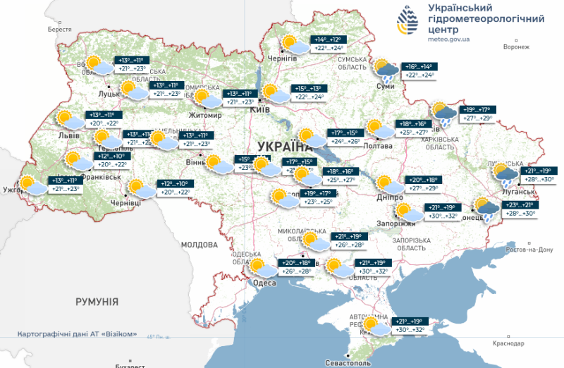 Дощі накриють Україну, але їх&nbsp;зупинить молодий антициклон: що&nbsp;потрібно знати про погоду на&nbsp;тижні 4&minus;10 серпня