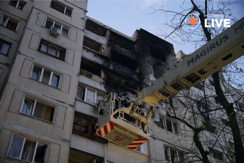 Комбінований нічний удар по&nbsp;Києву: пошкоджено багато житлових будинків, є&nbsp;жертви (фото, відео)