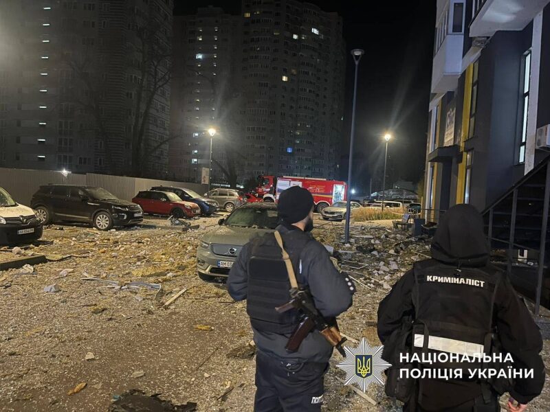 Комбінований нічний удар по&nbsp;Києву: пошкоджено багато житлових будинків, є&nbsp;жертви (фото, відео)