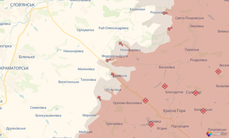 Нові втрати на&nbsp;Донеччині: окупанти захопили два села і&nbsp;тиснуть далі&nbsp;&mdash; DeepState